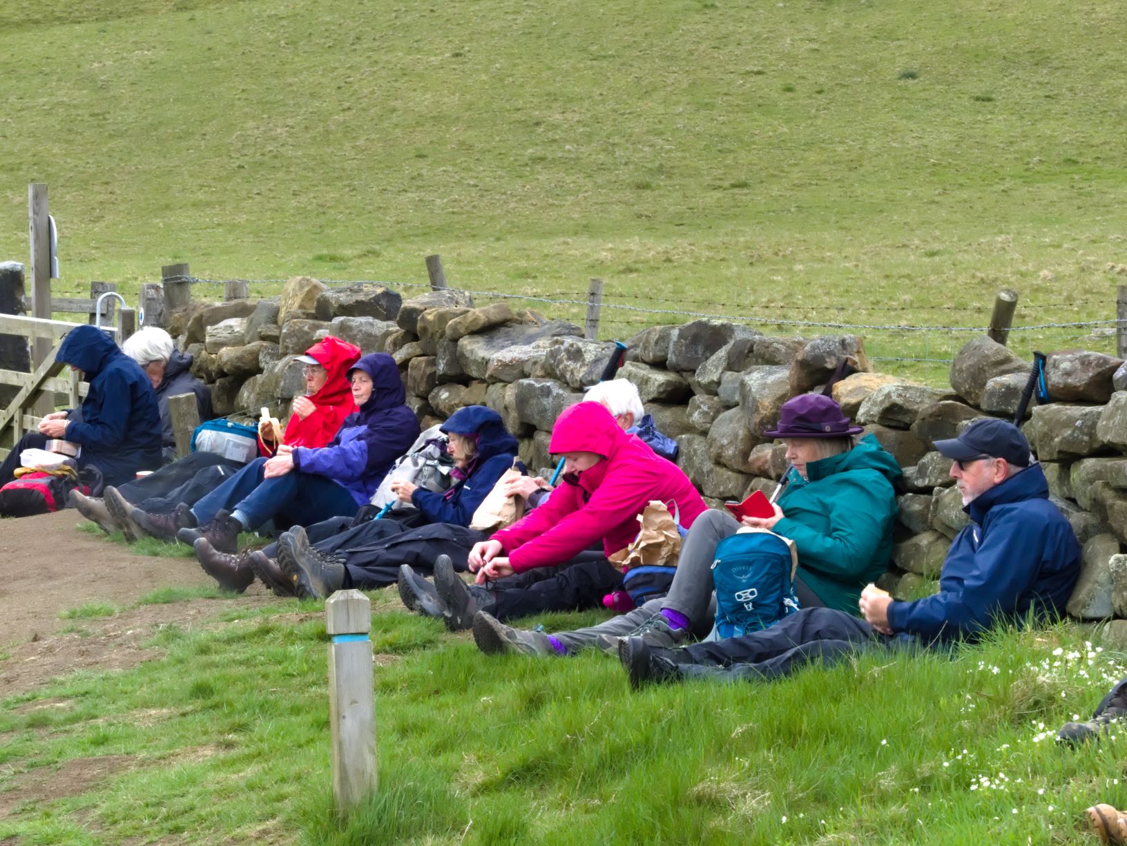 Pang Valley Ramblers walking together
