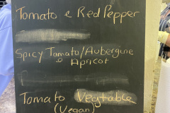 Soup Menu at AGM