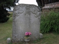2/09/2016 Agatha Christie's grave at Cholsey churchyard - Walkabout Festival