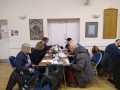 22/10/23. Team "Here & Now" at  Fish & Chip  quiz evening at Pangbourne Village Hall.