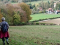 31/10/18. Descending to Fingest nr Hambledon.7.5 miles.