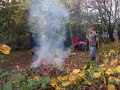 13/11/21. Hosehill Lake, Working Party clearing the ground.