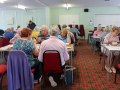16/10/22. Members enjoying lunch. AGM @ Theale Village Hall.