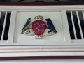 St John's Chapel. IoM. Coat of Arms. IoM. Sept/Oct 2022.
