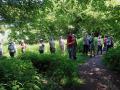 09/06/21. Half-way break in woods on Whitchurch Hill walk.