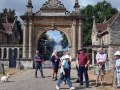 20/08/22. Englefield House entrance gates.