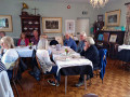 23/04/22. Waiting for tea!  Riseley Tea Rooms.