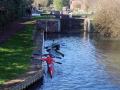 27/02/22. Fobney Lock - Rivers & Pks of W Reading.