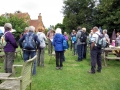 10/08/16 Aldworth  walk & tea at St Mary's Church
