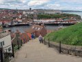 The 100 steps at Whitby..