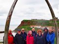 Whale's jaw bone arch at Whitby.